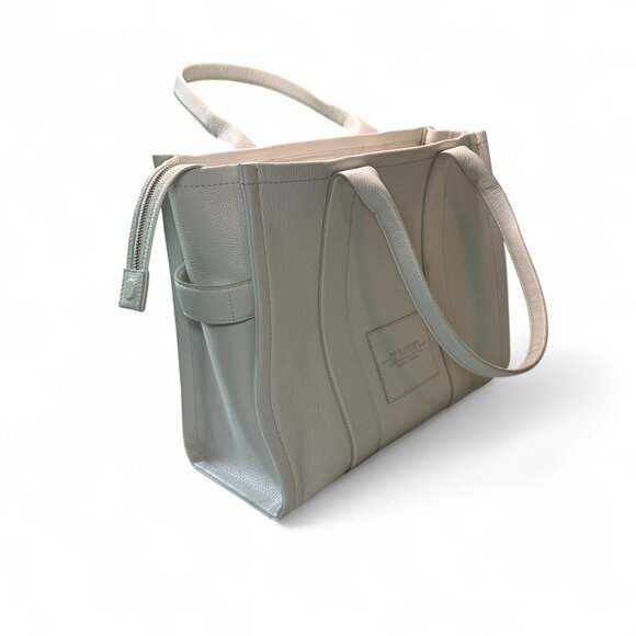 Marc Jacobs The Leather Large Tote Bag - Cream/White (Like New) - Picture 6 of 14